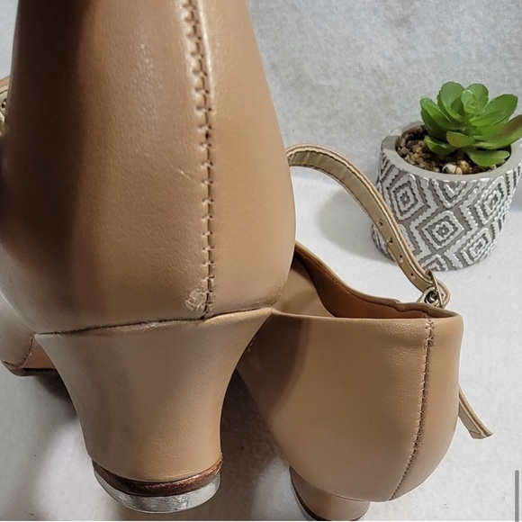 So Danca TA55 Tan Tap Heels / Character / Broadway style dance shoes 8M fits 7M - Picture 9 of 11